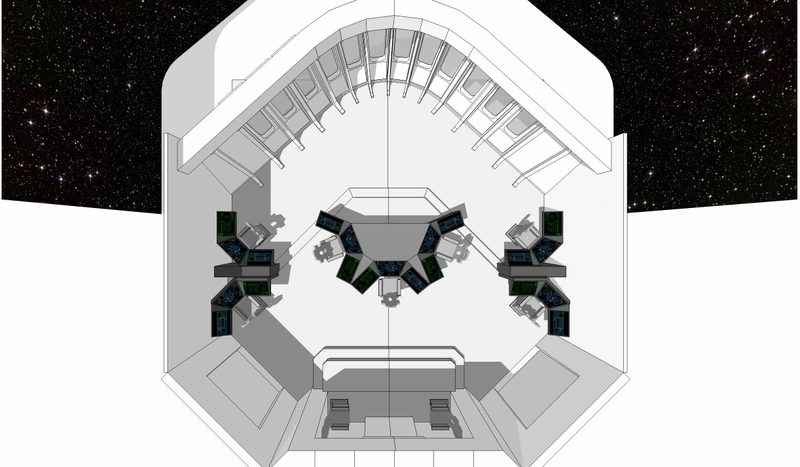 Illustration for article titled Exclusive Dark Matter Concept Art Is Loaded With Glorious Spaceships!